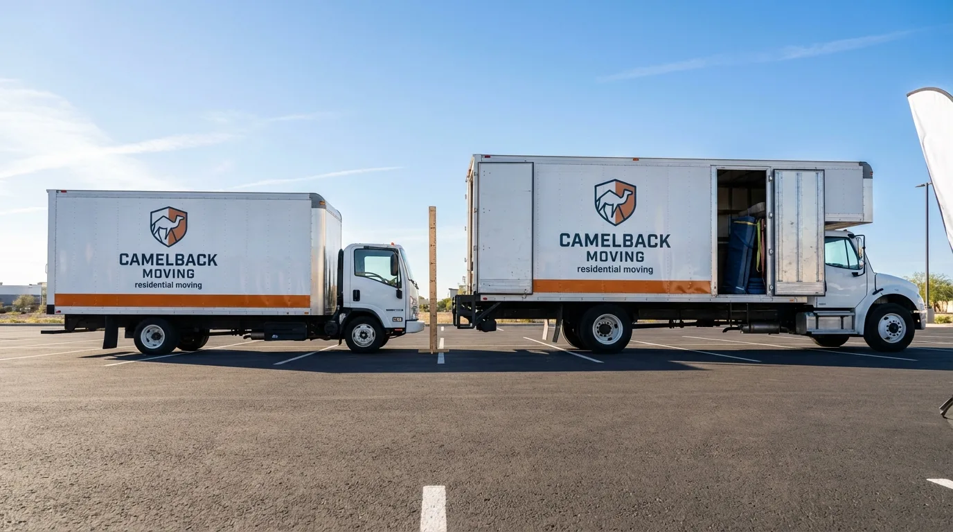 Moving truck size capacity guide in Robesonia